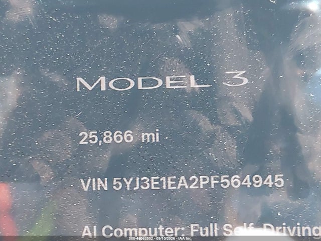 Tesla Model 3 Rear-wheel Drive 2023 5YJ3E1EA2PF564945 Image 15