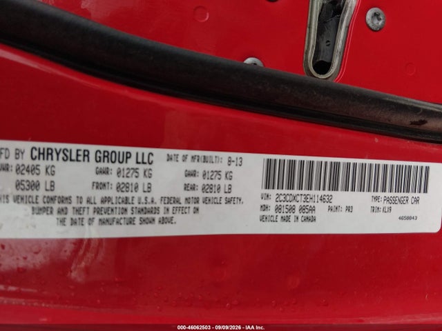 Dodge Charger Road/track 2014 2C3CDXCT3EH114632 Image 9