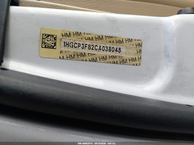 Aukcja sprzedaży 2012 Honda Accord 3.5 Ex-l, vin: 1HGCP3F82CA038045, numer aukcji: 46062518
