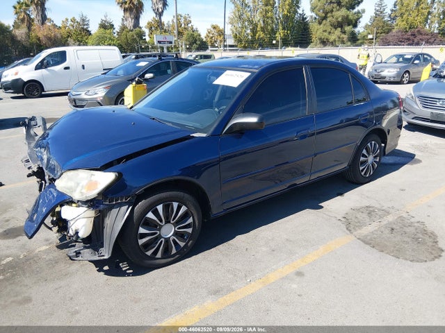 2005 Honda Civic Lx მანქანა იყიდება აუქციონზე, vin: 2HGES16575H613102, აუქციონის ნომერი: 46062520
