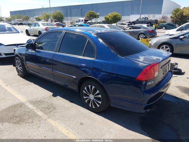 2005 Honda Civic Lx მანქანა იყიდება აუქციონზე, vin: 2HGES16575H613102, აუქციონის ნომერი: 46062520