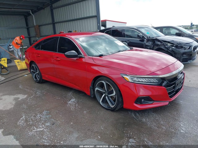 Auction sale of the 2021 Honda Accord Sport, vin: 1HGCV1F38MA026272, lot number: 46062601