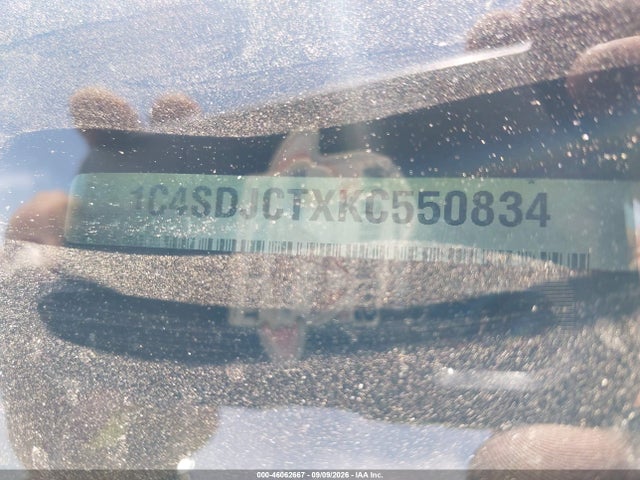 Aukcja sprzedaży 2019 Dodge Durango R/t Awd, vin: 1C4SDJCTXKC550834, numer aukcji: 46062667