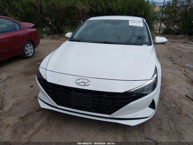 KMHLM4AJXPU059376 Hyundai Elantra Hybrid Blue