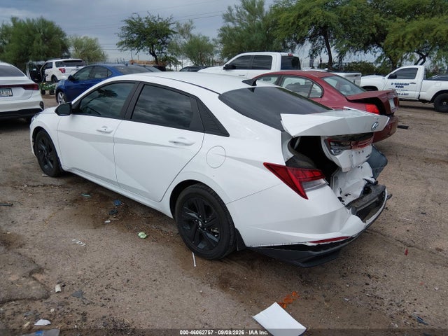 KMHLM4AJXPU059376 Hyundai Elantra Hybrid Blue