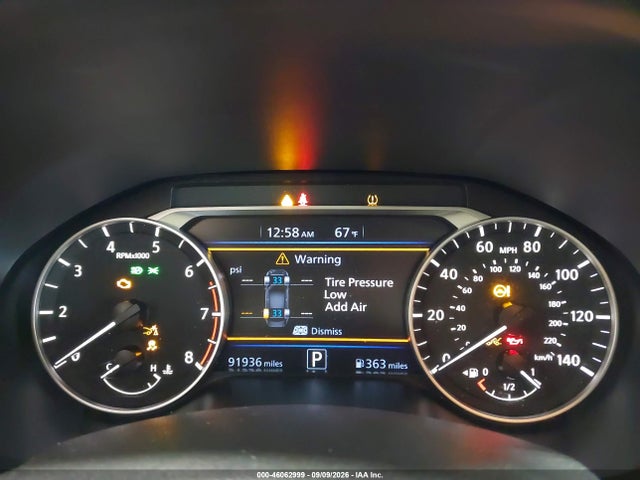2020 Nissan Altima Sr Intelligent Awd მანქანა იყიდება აუქციონზე, vin: 1N4BL4CW2LC271514, აუქციონის ნომერი: 46062999