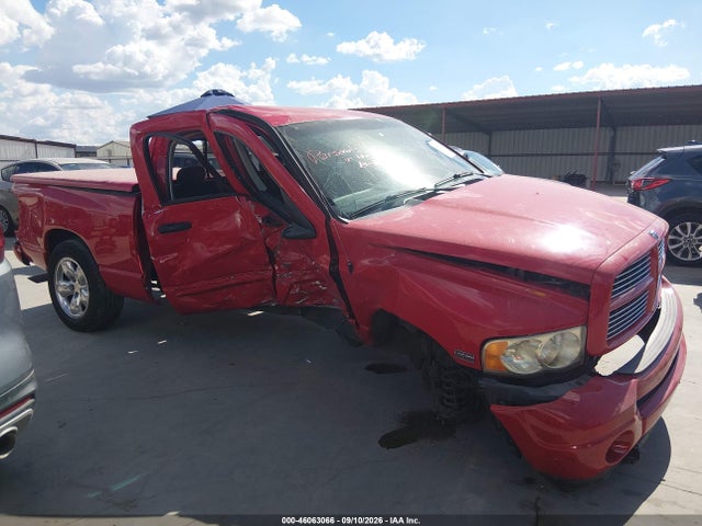 2004 Dodge Ram 1500 Slt/laramie მანქანა იყიდება აუქციონზე, vin: 1D7HA18D24J191052, აუქციონის ნომერი: 46063066