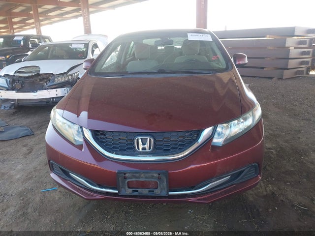 2013 Honda Civic Lx მანქანა იყიდება აუქციონზე, vin: 2HGFB2F52DH503891, აუქციონის ნომერი: 46063405
