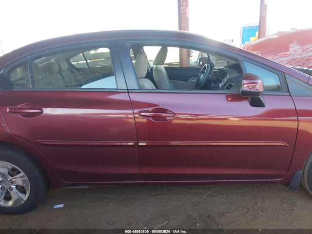 2013 Honda Civic Lx მანქანა იყიდება აუქციონზე, vin: 2HGFB2F52DH503891, აუქციონის ნომერი: 46063405
