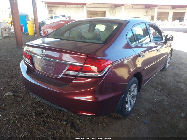 2013 Honda Civic Lx მანქანა იყიდება აუქციონზე, vin: 2HGFB2F52DH503891, აუქციონის ნომერი: 46063405