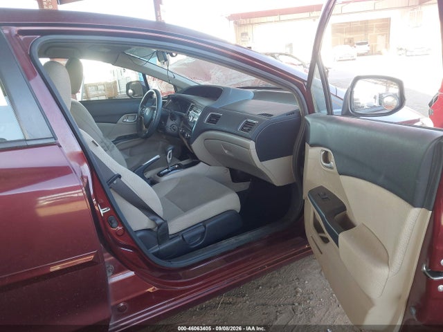 2013 Honda Civic Lx მანქანა იყიდება აუქციონზე, vin: 2HGFB2F52DH503891, აუქციონის ნომერი: 46063405