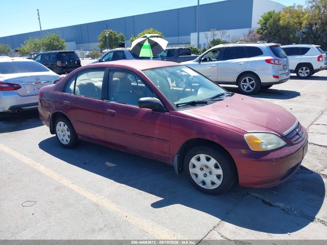 Aukcja sprzedaży 2002 Honda Civic Lx, vin: 1HGES15542L076396, numer aukcji: 46063612