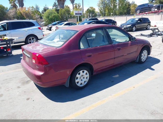 46063612 :رقم المزاد ، 1HGES15542L076396 vin ، 2002 Honda Civic Lx مزاد بيع