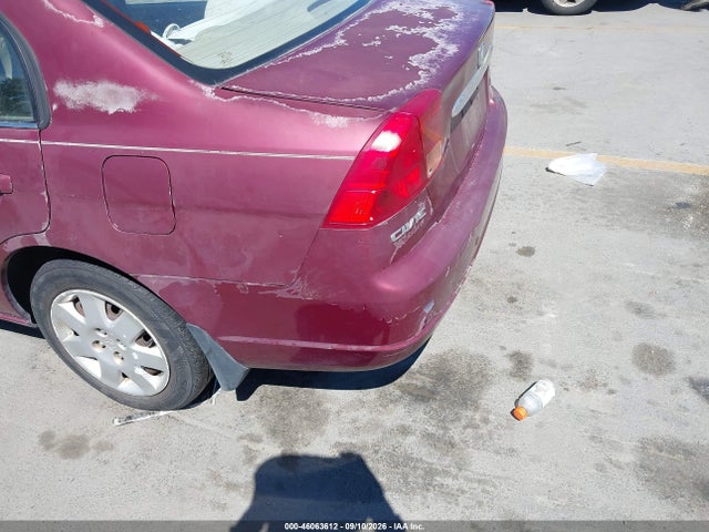 46063612 :رقم المزاد ، 1HGES15542L076396 vin ، 2002 Honda Civic Lx مزاد بيع