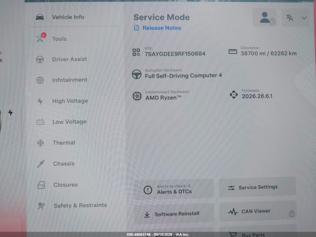 7SAYGDEE9RF150684 Tesla Model Y Long Range Dual Motor All-wheel Drive
