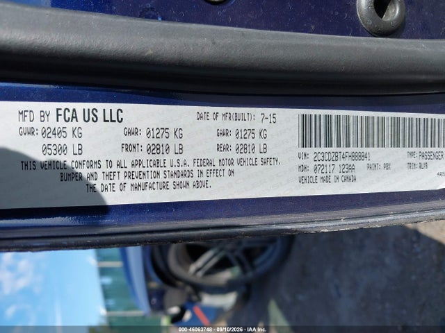 Продажа на аукционе авто 2015 Dodge Challenger R/t Plus, vin: 2C3CDZBT4FH888841, номер лота: 46063748