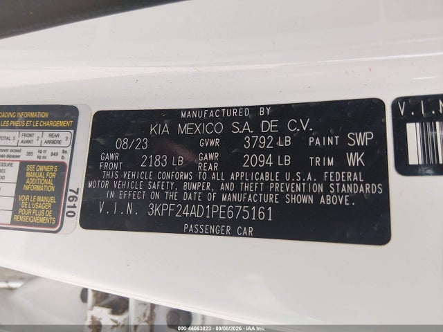 KIA Forte Lxs 2023 3KPF24AD1PE675161 Image 9