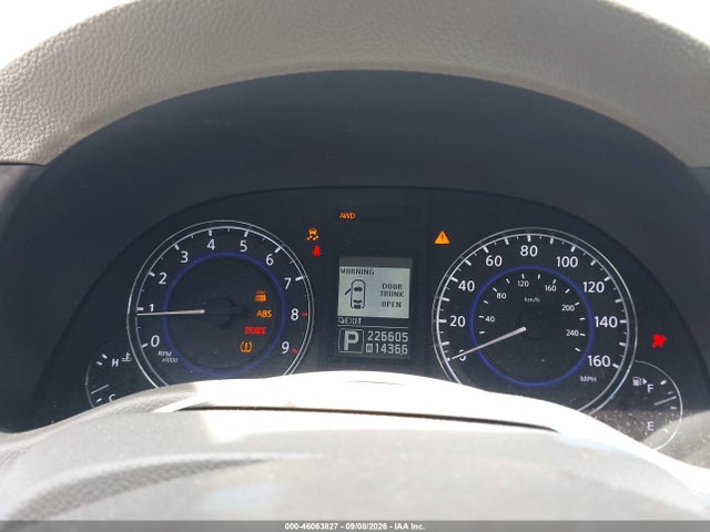 2010 Infiniti G37x მანქანა იყიდება აუქციონზე, vin: JN1CV6AR1AM254862, აუქციონის ნომერი: 46063827