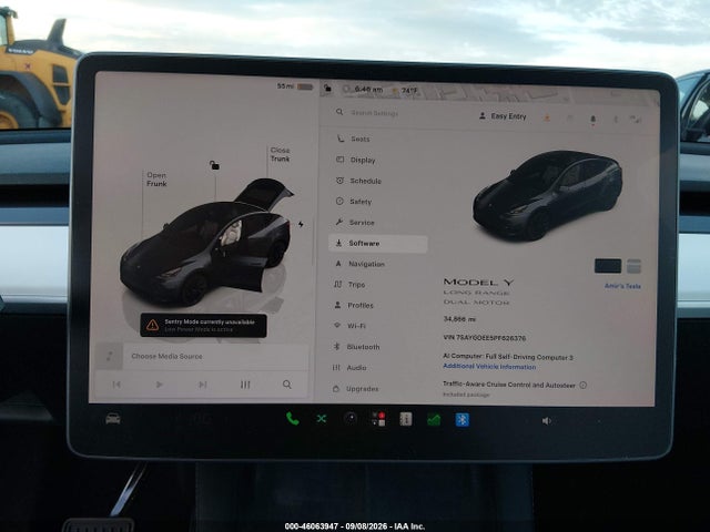 Продаж на аукціоні авто 2023 Tesla Model Y Awd/long Range Dual Motor All-wheel Drive, vin: 7SAYGDEE5PF626376, номер лоту: 46063947