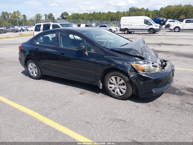 46064005 :رقم المزاد ، 19XFB2F52CE096065 vin ، 2012 Honda Civic Lx مزاد بيع