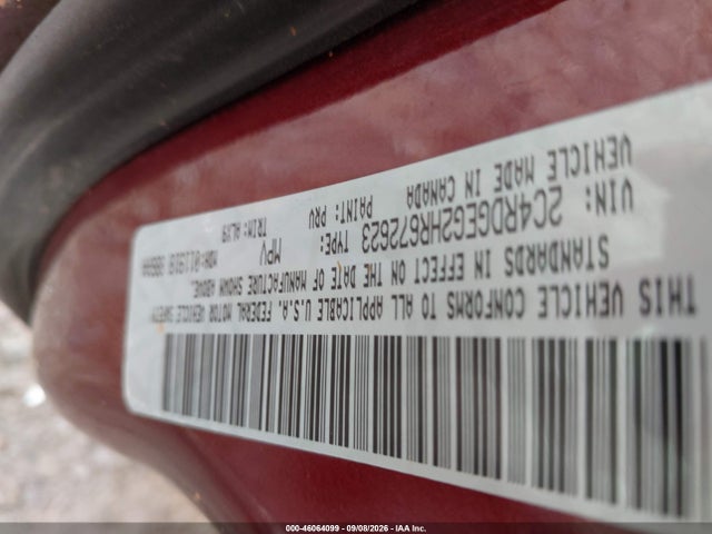 Dodge Grand Caravan Gt 2017 2C4RDGEG2HR672623 Image 9