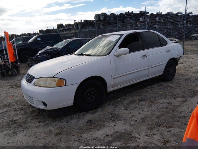 46064142 :رقم المزاد ، 3N1CB51D02L652292 vin ، 2002 Nissan Sentra Gxe مزاد بيع