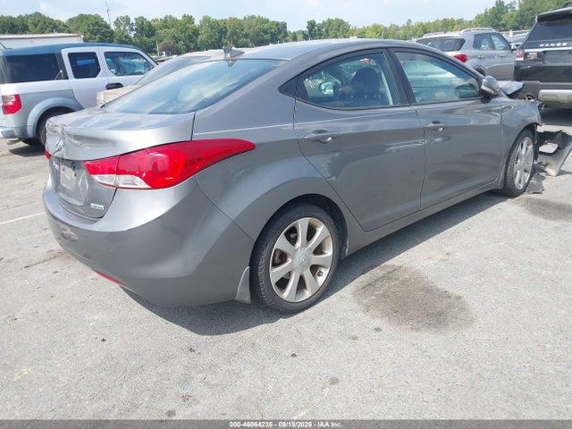 2013 Hyundai Elantra Limited მანქანა იყიდება აუქციონზე, vin: 5NPDH4AE3DH290593, აუქციონის ნომერი: 46064235