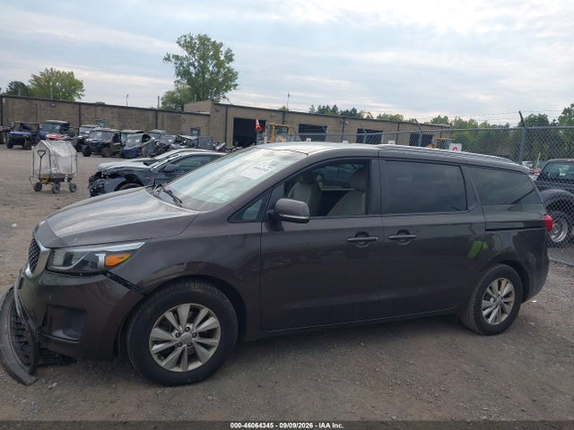 2016 Kia Sedona Lx მანქანა იყიდება აუქციონზე, vin: KNDMB5C15G6180595, აუქციონის ნომერი: 46064345