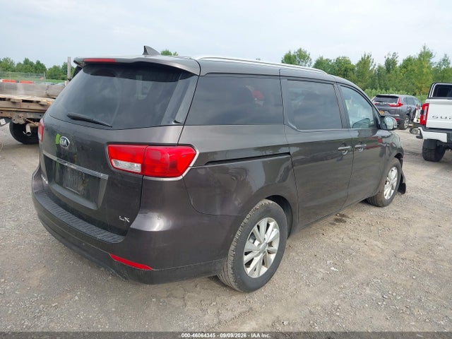 2016 Kia Sedona Lx მანქანა იყიდება აუქციონზე, vin: KNDMB5C15G6180595, აუქციონის ნომერი: 46064345