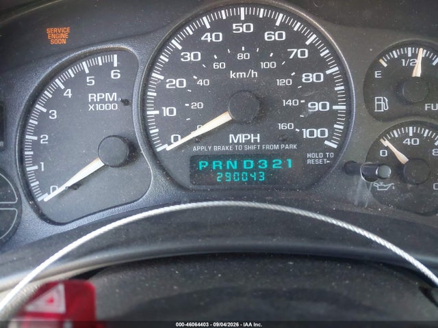 Aukcja sprzedaży 2002 Chevrolet Tahoe Z71, vin: 1GNEK13T02R277152, numer aukcji: 46064403