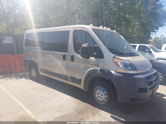 2018 Ram Promaster 1500 Low Roof 136 Wb მანქანა იყიდება აუქციონზე, vin: 3C6TRVAG1JE153434, აუქციონის ნომერი: 46064441