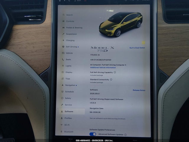 Tesla Model X 100d/75d/p100d 2018 5YJXCBE21JF120100 Image 7