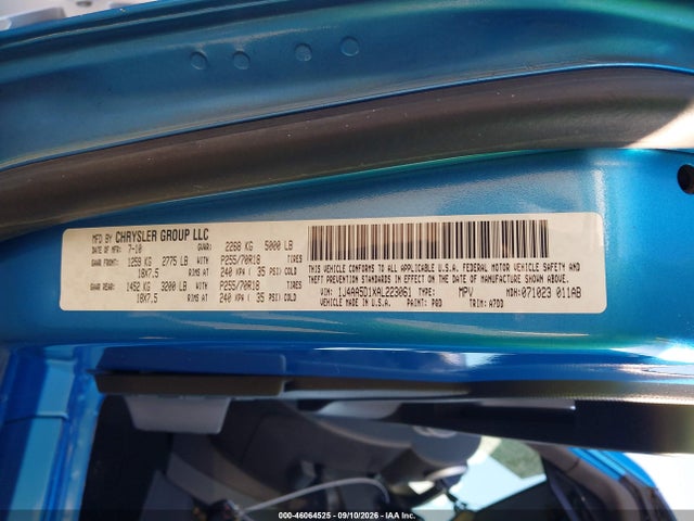 Продажа на аукционе авто 2010 Jeep Wrangler Sahara, vin: 1J4AA5D1XAL223061, номер лота: 46064525
