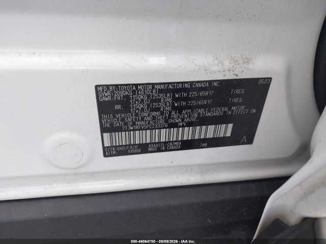 Продаж на аукціоні авто 2023 Toyota Rav4 Xle, vin: 2T3W1RFV5PC233376, номер лоту: 46064750