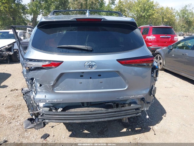 2023 Toyota Highlander Platinum მანქანა იყიდება აუქციონზე, vin: 5TDKDRBH2PS004790, აუქციონის ნომერი: 46064875
