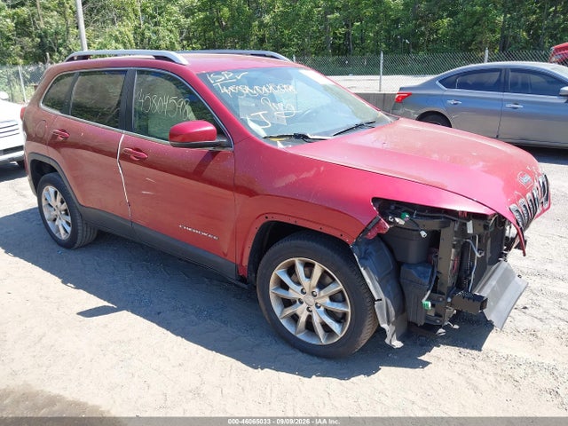 2015 Jeep Cherokee Limited მანქანა იყიდება აუქციონზე, vin: 1C4PJLDB6FW643449, აუქციონის ნომერი: 46065033
