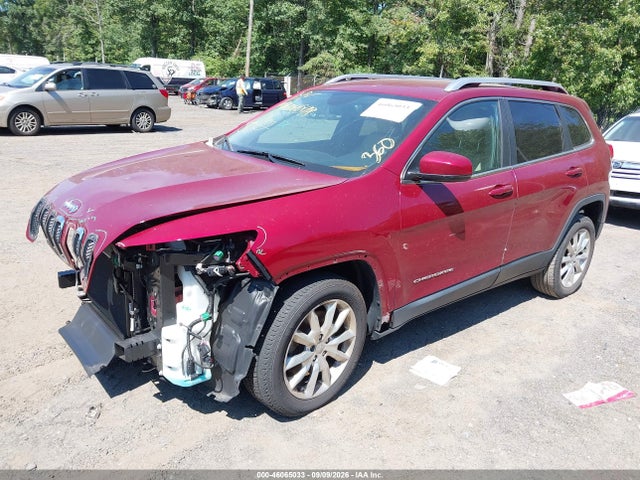 2015 Jeep Cherokee Limited მანქანა იყიდება აუქციონზე, vin: 1C4PJLDB6FW643449, აუქციონის ნომერი: 46065033