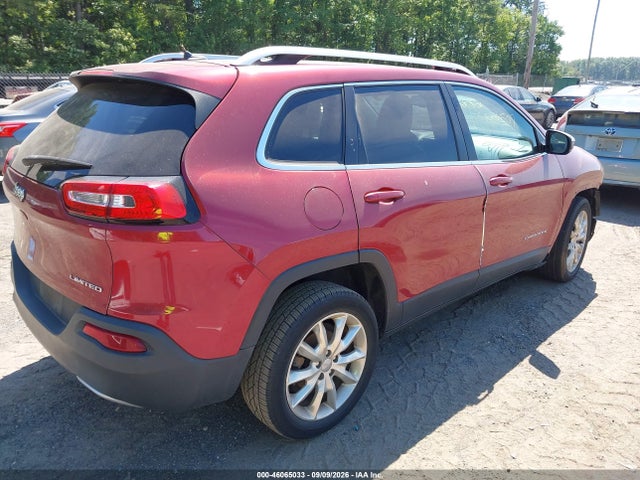 2015 Jeep Cherokee Limited მანქანა იყიდება აუქციონზე, vin: 1C4PJLDB6FW643449, აუქციონის ნომერი: 46065033