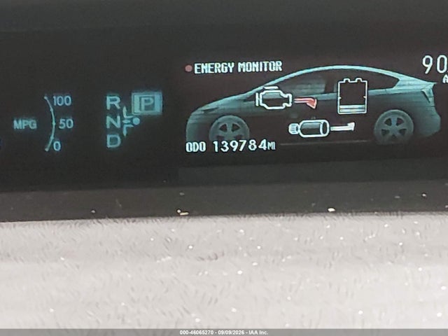 2012 Toyota Prius Three მანქანა იყიდება აუქციონზე, vin: JTDKN3DU1C1556423, აუქციონის ნომერი: 46065270