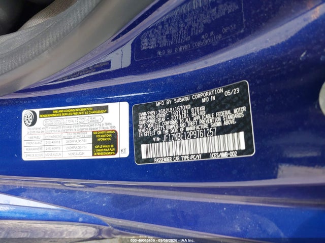 Aukcja sprzedaży 2023 Toyota Gr86 Premium, vin: JF1ZNBE12P9761257, numer aukcji: 46065409