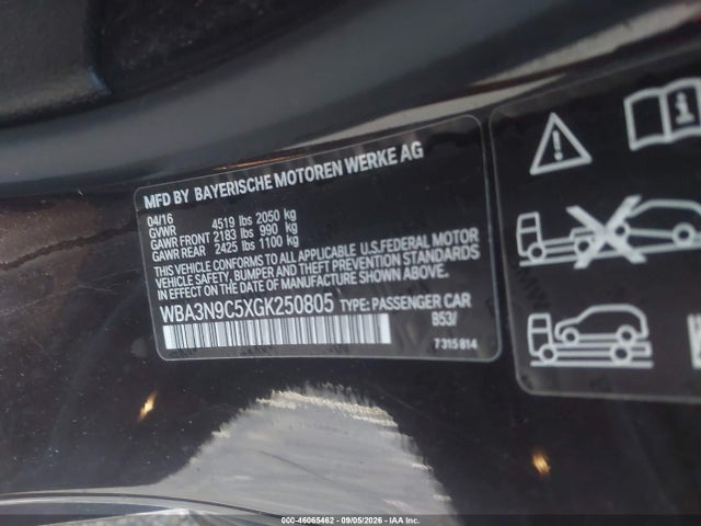 Продаж на аукціоні авто 2016 Bmw 428i Xdrive, vin: WBA3N9C5XGK250805, номер лоту: 46065462