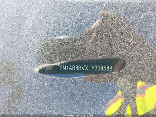 46065526 :رقم المزاد ، 3N1AB8BVXLY309588 vin ، 2020 Nissan Sentra S Xtronic Cvt مزاد بيع