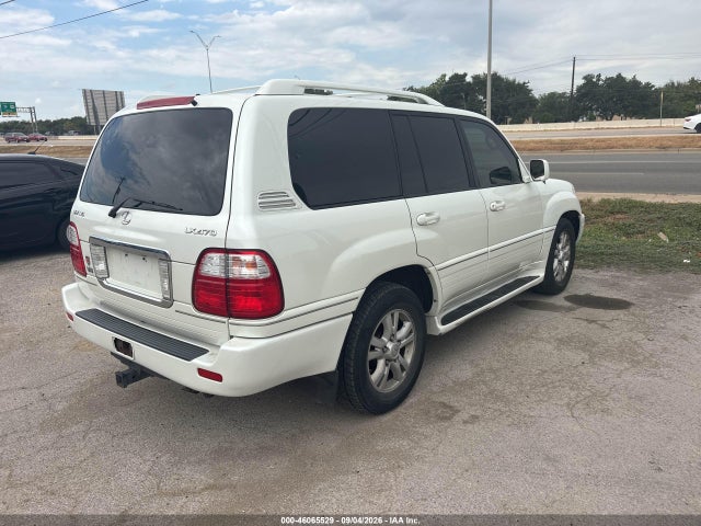 2004 Lexus Lx 470 მანქანა იყიდება აუქციონზე, vin: JTJHT00W043542554, აუქციონის ნომერი: 46065529