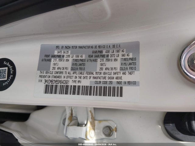 Aukcja sprzedaży 2025 Mazda Cx-30 2.5 S Preferred Package, vin: 3MVDMBCM6SM840881, numer aukcji: 46065645