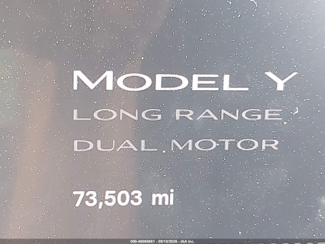 46065661 :رقم المزاد ، 7SAYGDEE6NF383805 vin ، 2022 Tesla Model Y Long Range Dual Motor All-wheel Drive مزاد بيع
