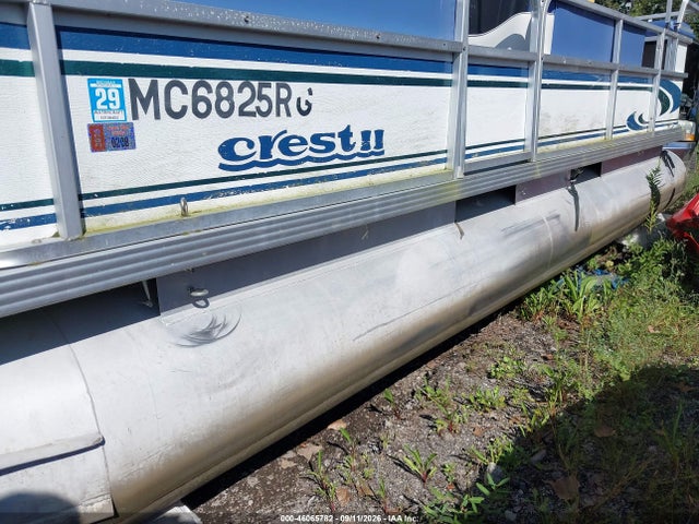 46065782 :رقم المزاد ، MAU02070D696 vin ، 1996 Crest Iii Pontoon مزاد بيع