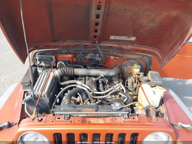 46065872 :رقم المزاد ، 1J4FA49SX1P374590 vin ، 2001 Jeep Wrangler Sport مزاد بيع