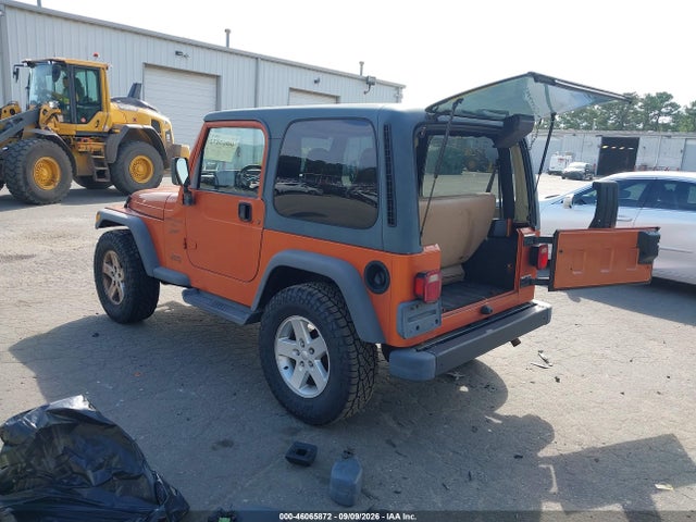 46065872 :رقم المزاد ، 1J4FA49SX1P374590 vin ، 2001 Jeep Wrangler Sport مزاد بيع
