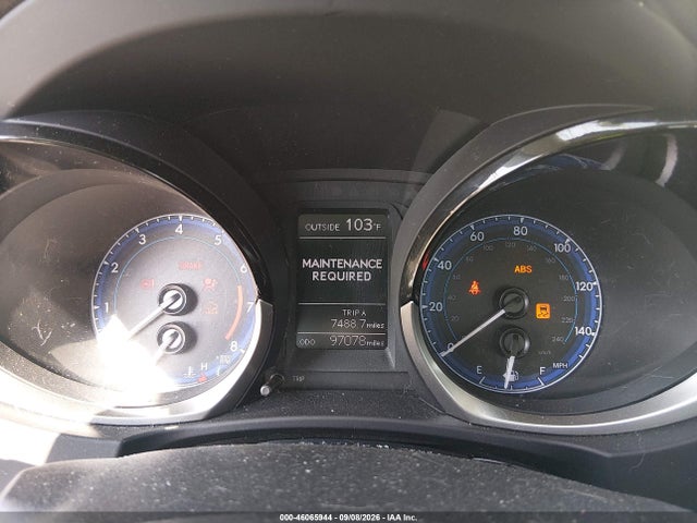 46065944 :رقم المزاد ، 2T1BURHE9EC034775 vin ، 2014 Toyota Corolla S Plus مزاد بيع