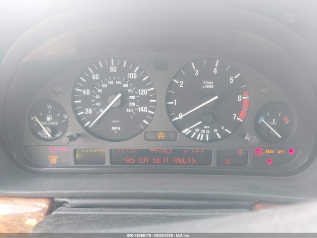 1999 Bmw 740ia მანქანა იყიდება აუქციონზე, vin: WBAGG8330XDN73432, აუქციონის ნომერი: 46066175